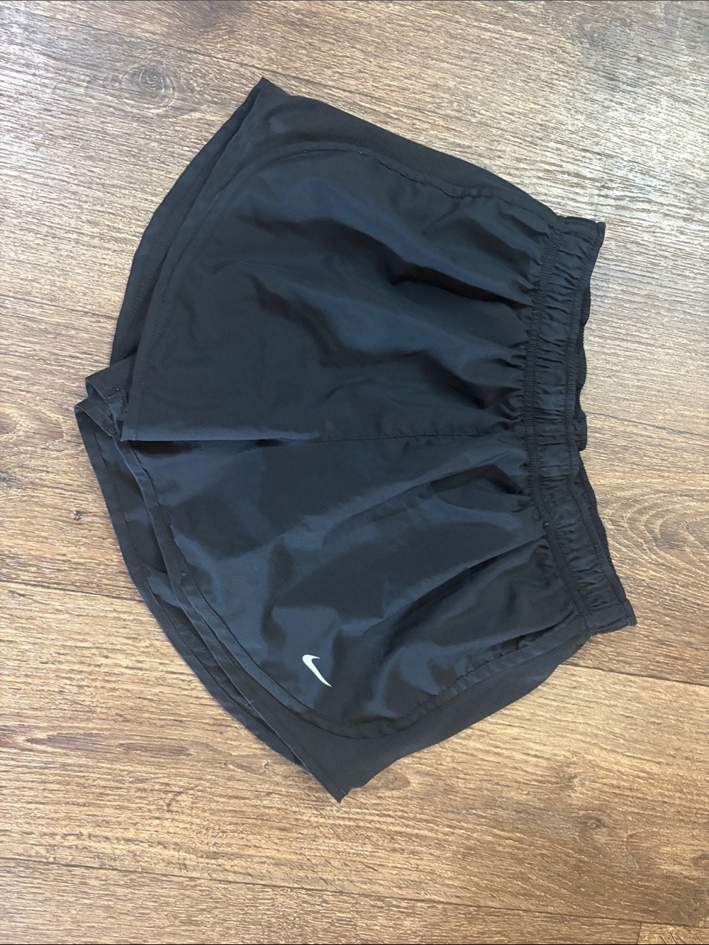 Nike Women's Black Lightweight Training Shorts with Swoosh